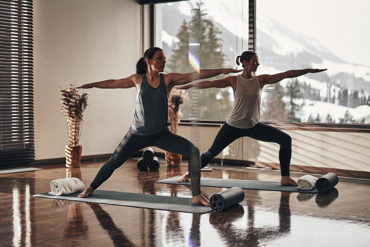 A-Rosa Ifen Hotel Kleinwalsertal Hirschegg  Εξωτερικό φωτογραφία 3D rendering of a yoga scene